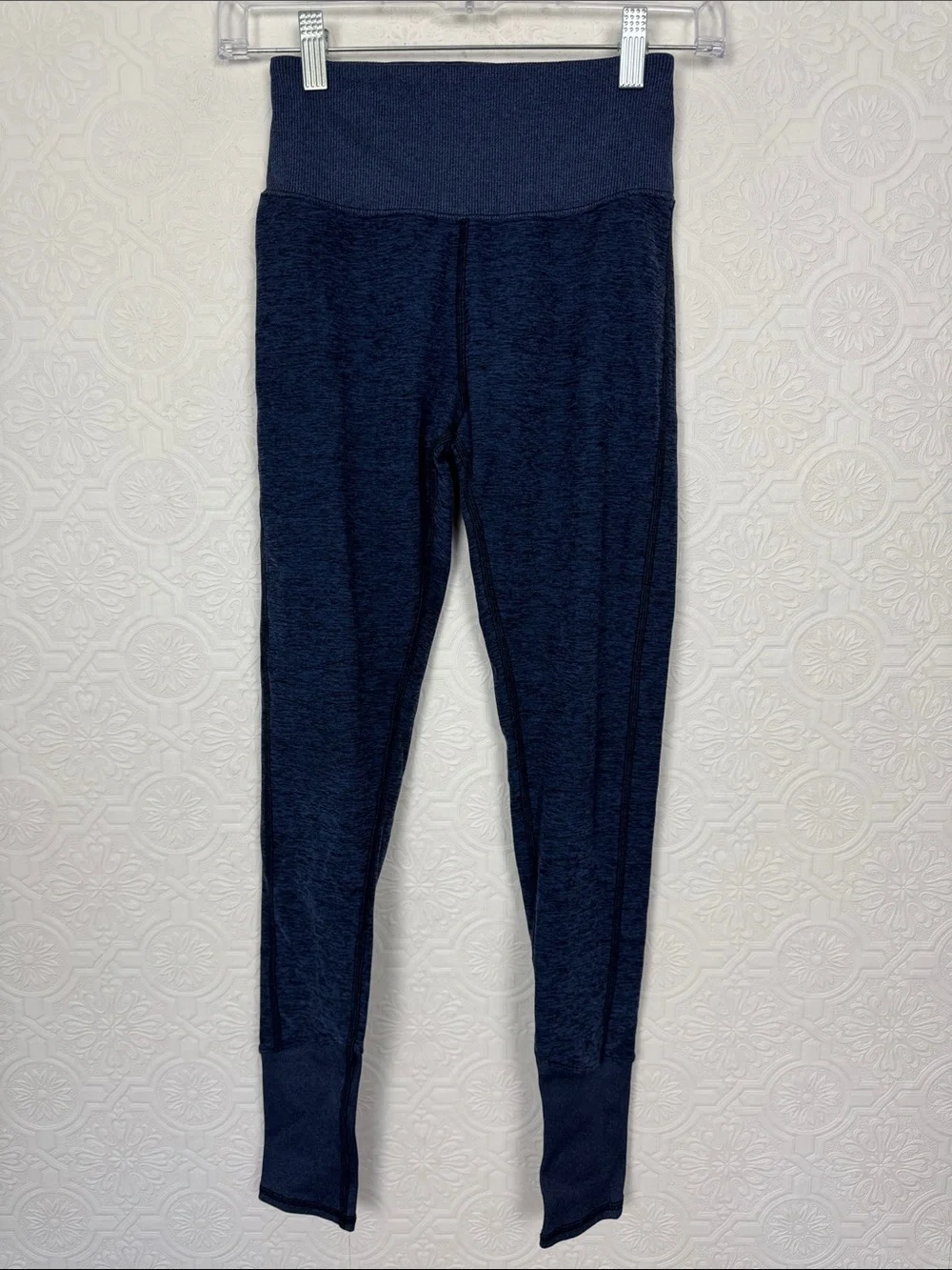 Alo Yoga Blue‎ Heathered High Waist Leggings Size Small Athletic Yoga Pants